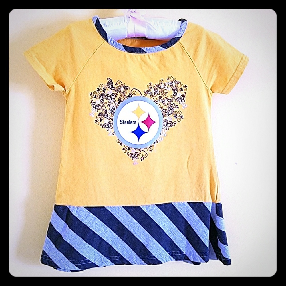 Girls 3T Cute Steelers Dress